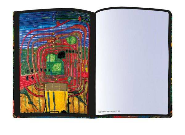 Hundertwasser Notizbuch (Grüne Stadt)