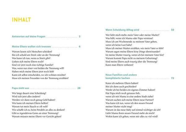Meine Eltern trennen sich und ich hab tausend Fragen