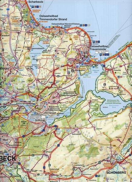 Fahrradkarte Lübeck, Boltenhagen