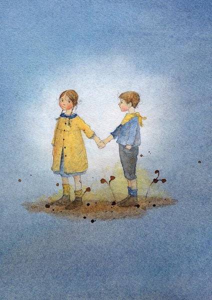Postkartenbuch »Glückskinder«