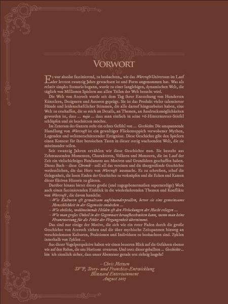 World of Warcraft: Chroniken Bd. 1