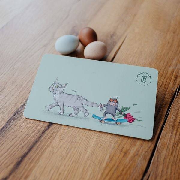 Frühstücksbrettchen Maulwurf
