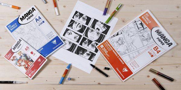 Layoutblock für Mangas und Comics A4 50 Blatt 100g