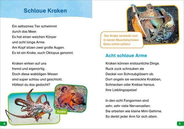 WAS IST WAS Erstes Lesen easy! Band 12. Echt schlaue Tiere