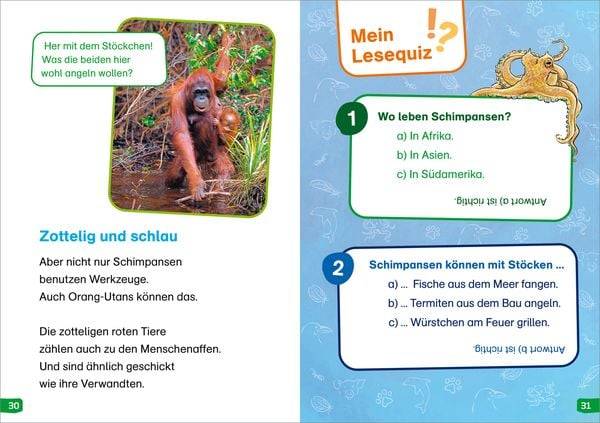 WAS IST WAS Erstes Lesen easy! Band 12. Echt schlaue Tiere