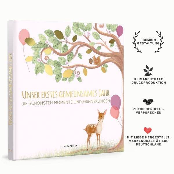 Babyalbum - Unser Erstes Gemeinsames Jahr (rosé)