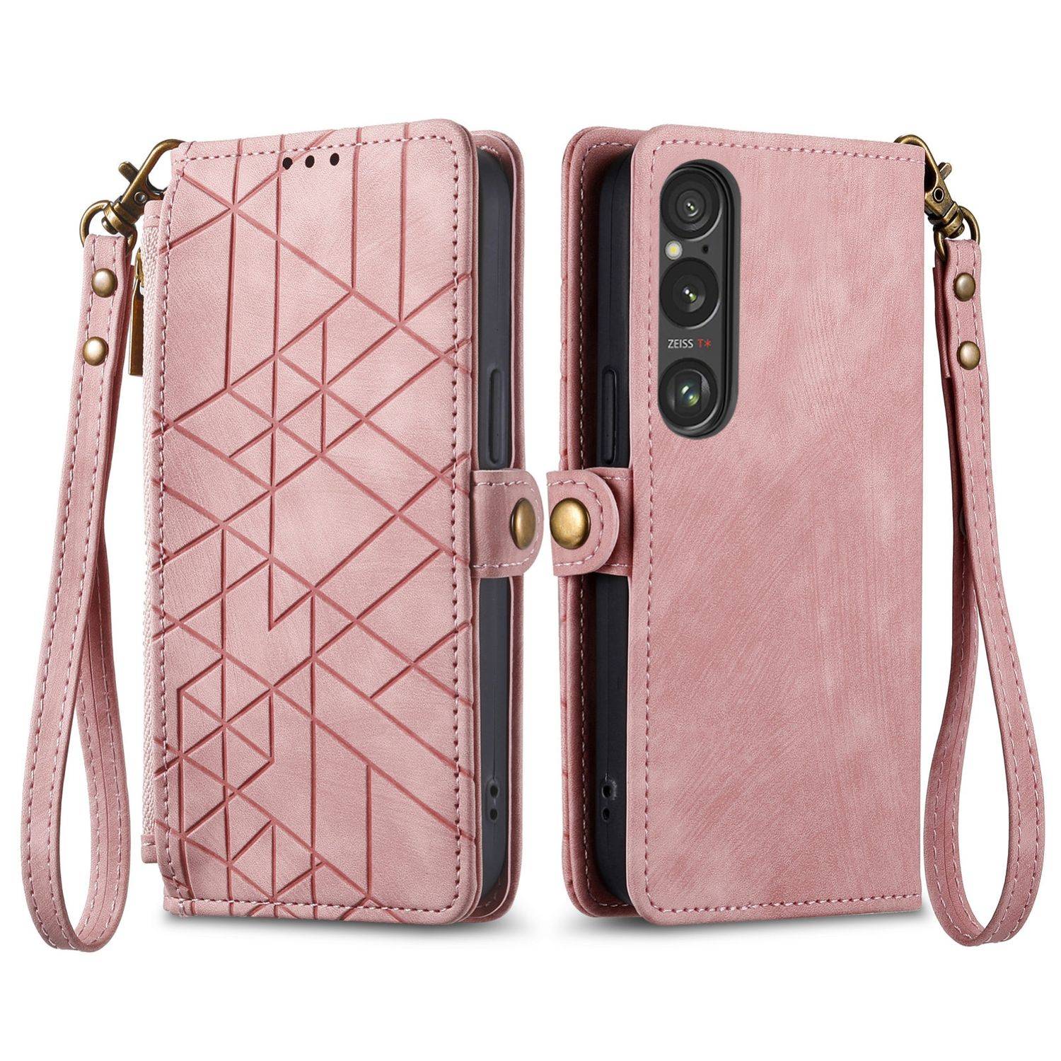 Für Sony Xperia 10 VI 6. Gen Kunst Leder Book Tasche Schutz Hülle Case