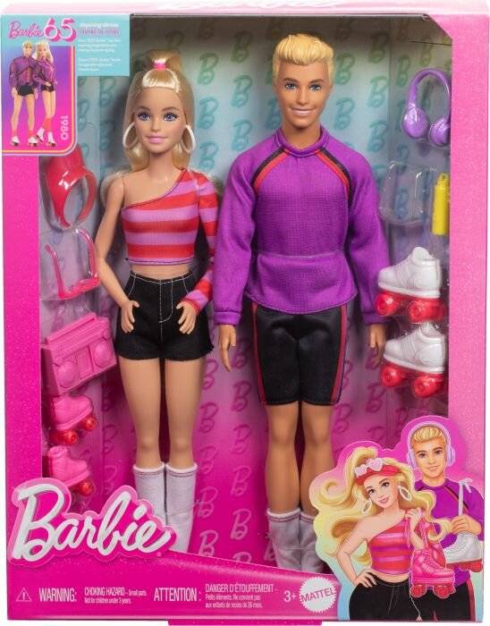 Ken & Barbie Fashionista-Puppen 2Er-Set