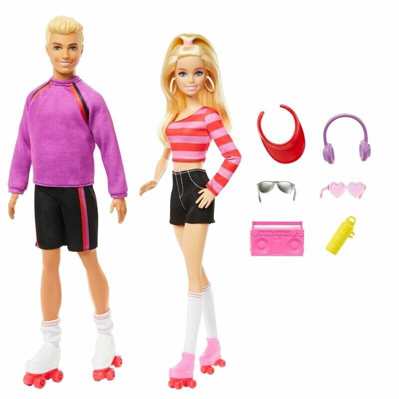 Ken & Barbie Fashionista-Puppen 2Er-Set