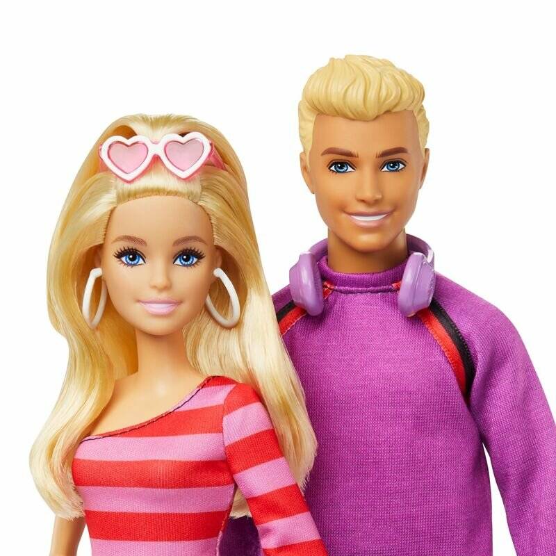 Ken & Barbie Fashionista-Puppen 2Er-Set