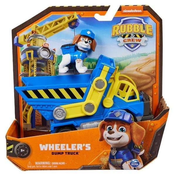 Rubble & Crew - Kipplaster-Baufahrzeug mit Wheeler-Figur (Basis Fahrzeug)