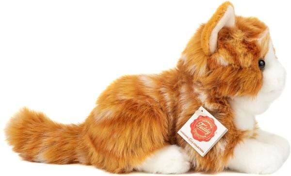 Teddy-Hermann - Katze liegend rot getigert 20 cm