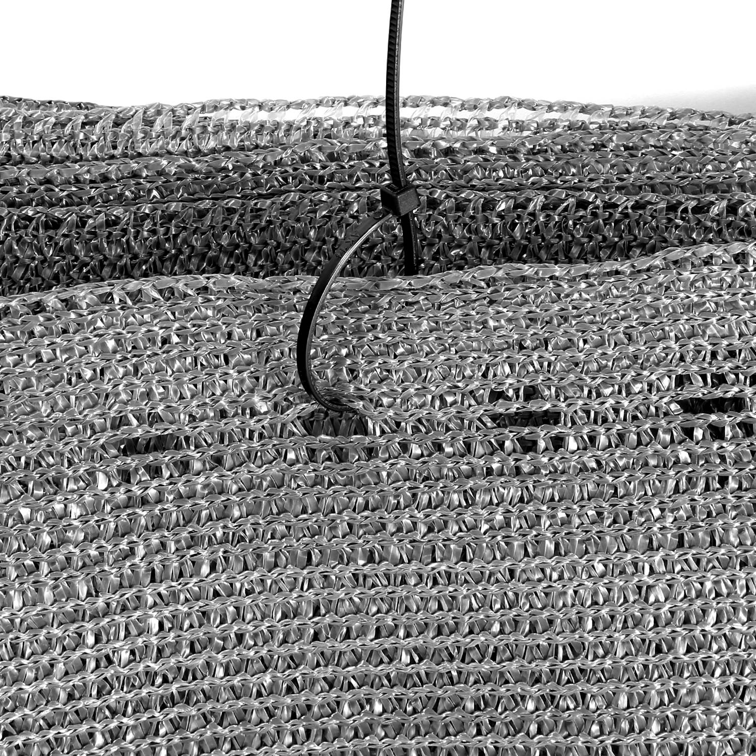 Garten-Sichtschutz Zaunblende HDPE 1.8*10m Grau