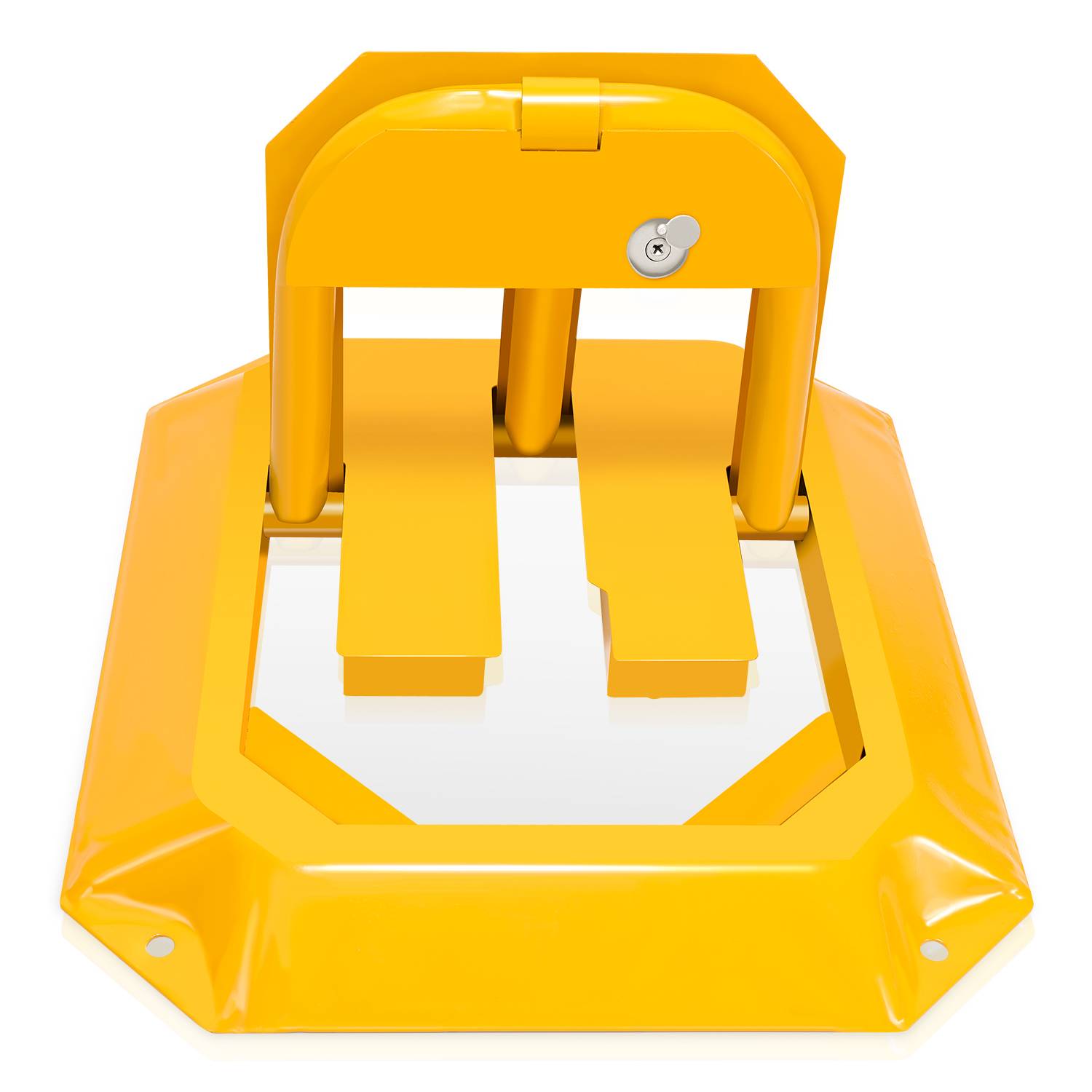 Absperrpfosten, Parkplatzsperre Klappbar universell,Parkpfosten Absperrung Kette,einschließlich 1 Stück