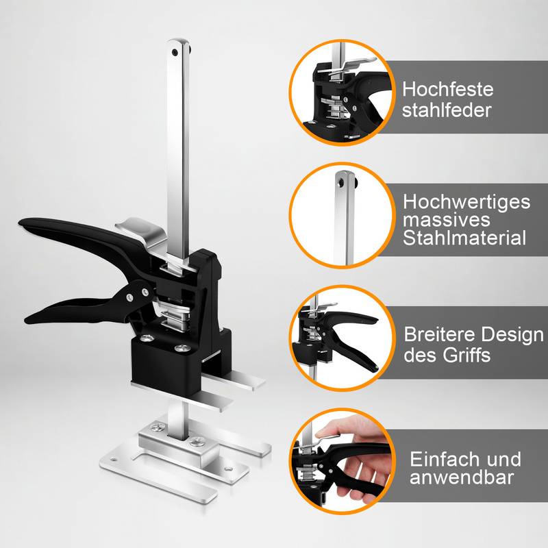 Handwerkzeugheber Arm Plattenheber Arbeitssparender Brett Heber Schrankheber Höhenverstellung Hebevorrichtung Bis 240Kg 2X