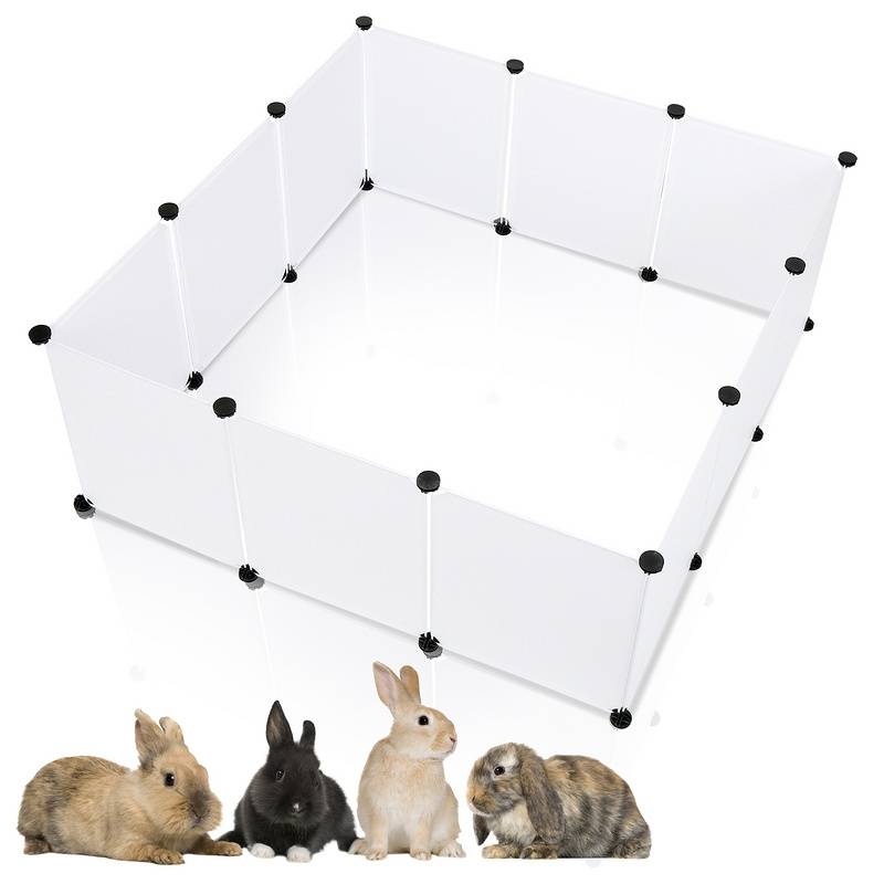 Freigehege Leicht zu montieren Für Kaninchen Modularer Zaunbau