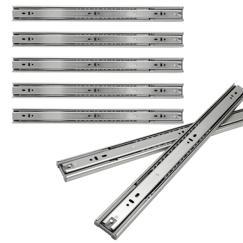Schubladenschienen Schubladenauszug Soft Close Vollauszug Teleskopschiene Schubladenauszüge für Schubladen Schienensystem Auszugsschienen Gleitschie