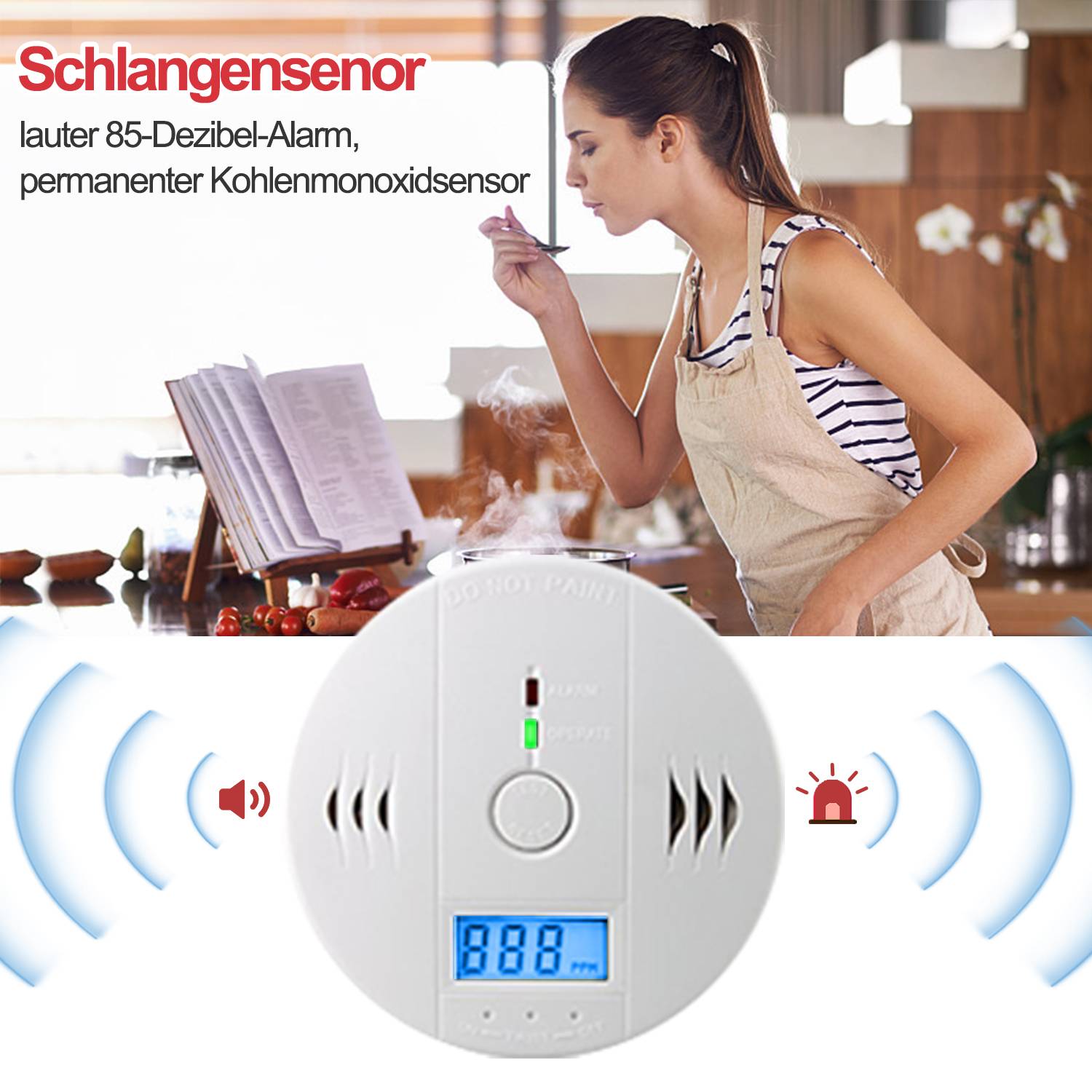 CO Kohlenmonoxid 10x installation Kohlenmonoxid Kohlenmonoxidmelder