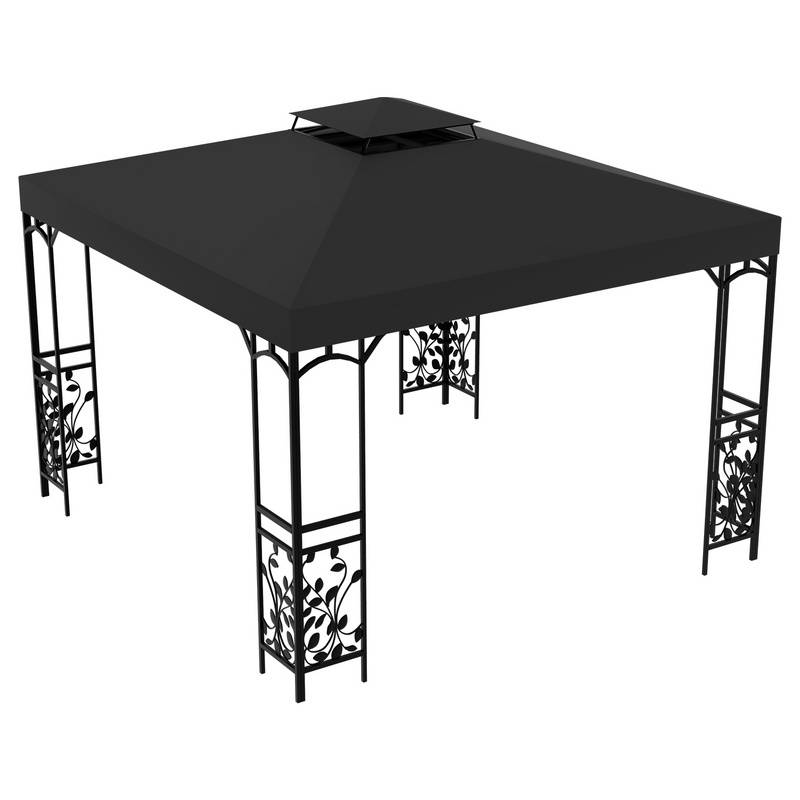 Ersatzdach Dach 150g/m2 für Pavillon 150g/m2 Material Partyzelt Festzelt Pavillondach Dachplane Ersatzplane PU-beschichtet 3x3 Meter