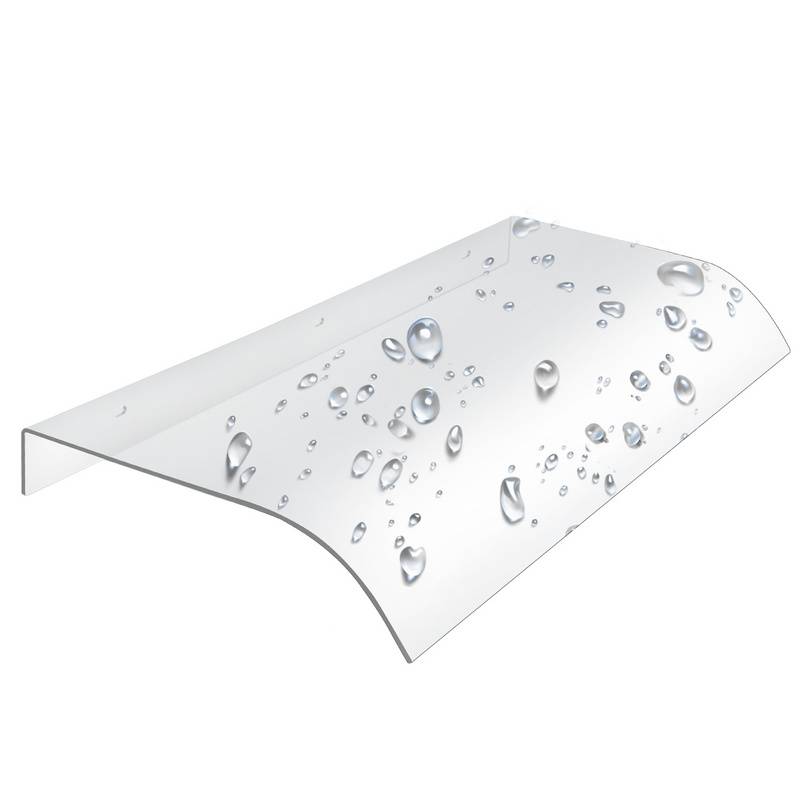 Vordach Haustürdach Pultvordach Türvordach 40x80cm Außenwandmontage