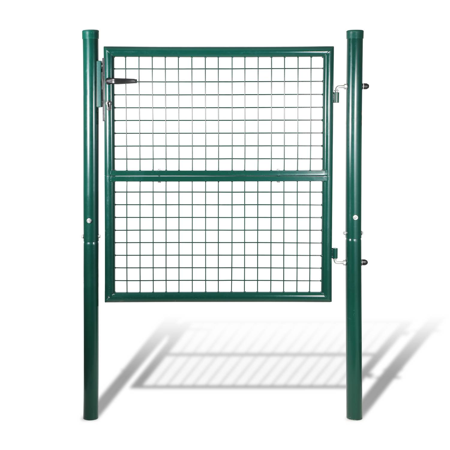 Gartentor Gartentür Zauntür Zauntor Gartenpforte Pforte Gartenzaun Tor verzinkter Stahl Hoftür Garten 100x100CM Grün