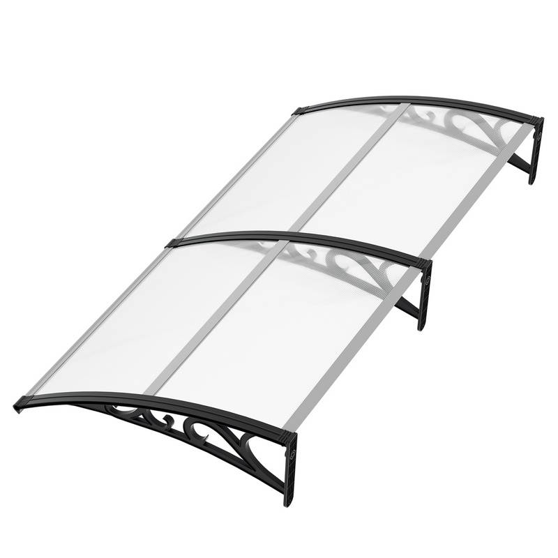 Vordach Türdach Haustürvordach Pultvordach (100x200cm)