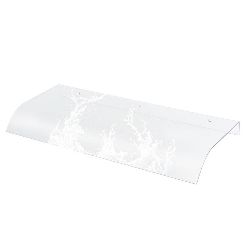 Vordach Haustürüberdachung Pultvordach für Haustür und Terrasse 40x80cm Außenwandmontage