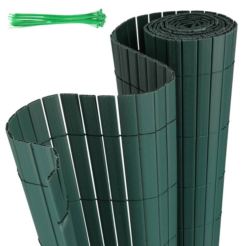PVC Sichtschutzmatte UV-Schutz Sichtschutzzaun Balkon Terrasse Windschutz Sichtschutz Outdoor Balkonverkleidung Wetterfest für Balkon Garten Markise