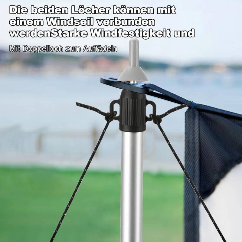 Zeltstange Teleskop-Zeltstangen Aluminium, Verstellbare Aufstellstangen für Tarp, Zelt, Sonnensegel oder Plane, Stilausziehbar von 88cm-234cm 4 Stü