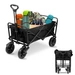 Bollerwagen Faltbar Handwagen Klappbar Gerätewagen Gartenwagen Transportwagen Strandwagen mit Teleskopgriff Schwarz Bollerwagen Faltbar Handwagen Klappbar Gerätewagen Gartenwagen Transportwagen Strandwagen mit Teleskopgriff Schwarz