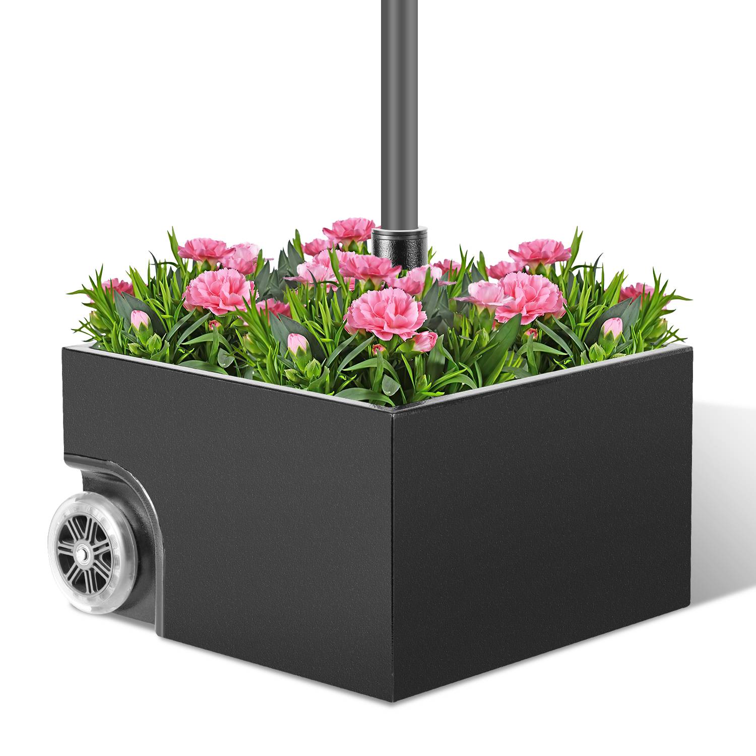 Garten Balkonschirmständer Sonnenschirmständer, Schirmständer befüllbar mit 68 kg Sand/Stein, Marktschirmständer