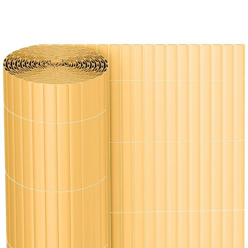 PVC Sichtschutzmatte Sichtschutzzaun UV-Schutz Balkon Terrasse Windschutz Sichtschutz Outdoor Balkonverkleidung Wetterfest für Balkon Garten Markise