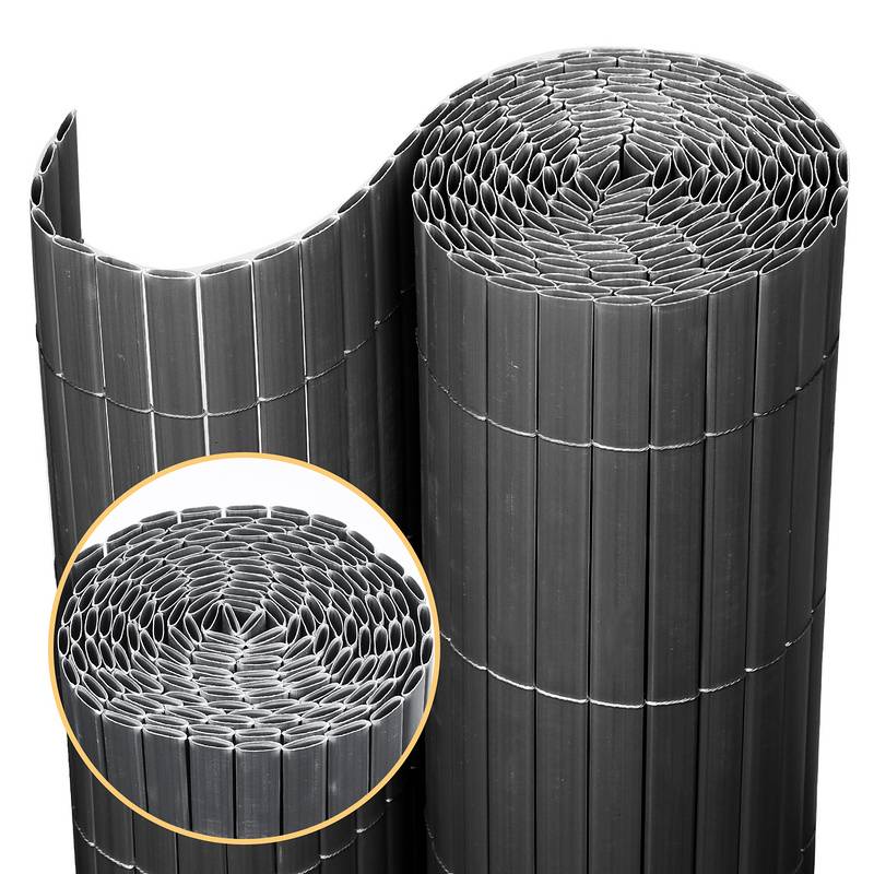 PVC Sichtschutzmatte Sichtschutzzaun Balkon Terrasse Windschutz Sichtschutz Outdoor Balkonverkleidung Wetterfest UV-Schutz für Balkon Garten Markise