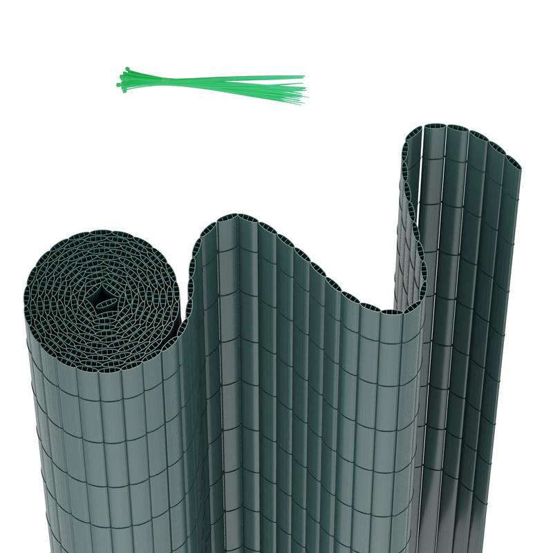 PVC Sichtschutzmatte Outdoor Balkonverkleidung Wetterfest UV-Schutz Sichtschutzzaun Balkon Terrasse Windschutz Sichtschutz für Balkon Garten Markise