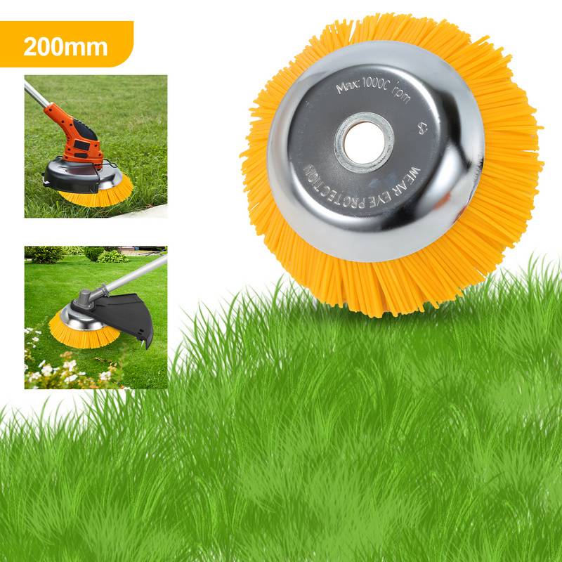 Unkrautbürste 2er Nylon 25,4x200mm 8 Zoll Freischneideraufsatz Für Stihl Motorsense Freischneider