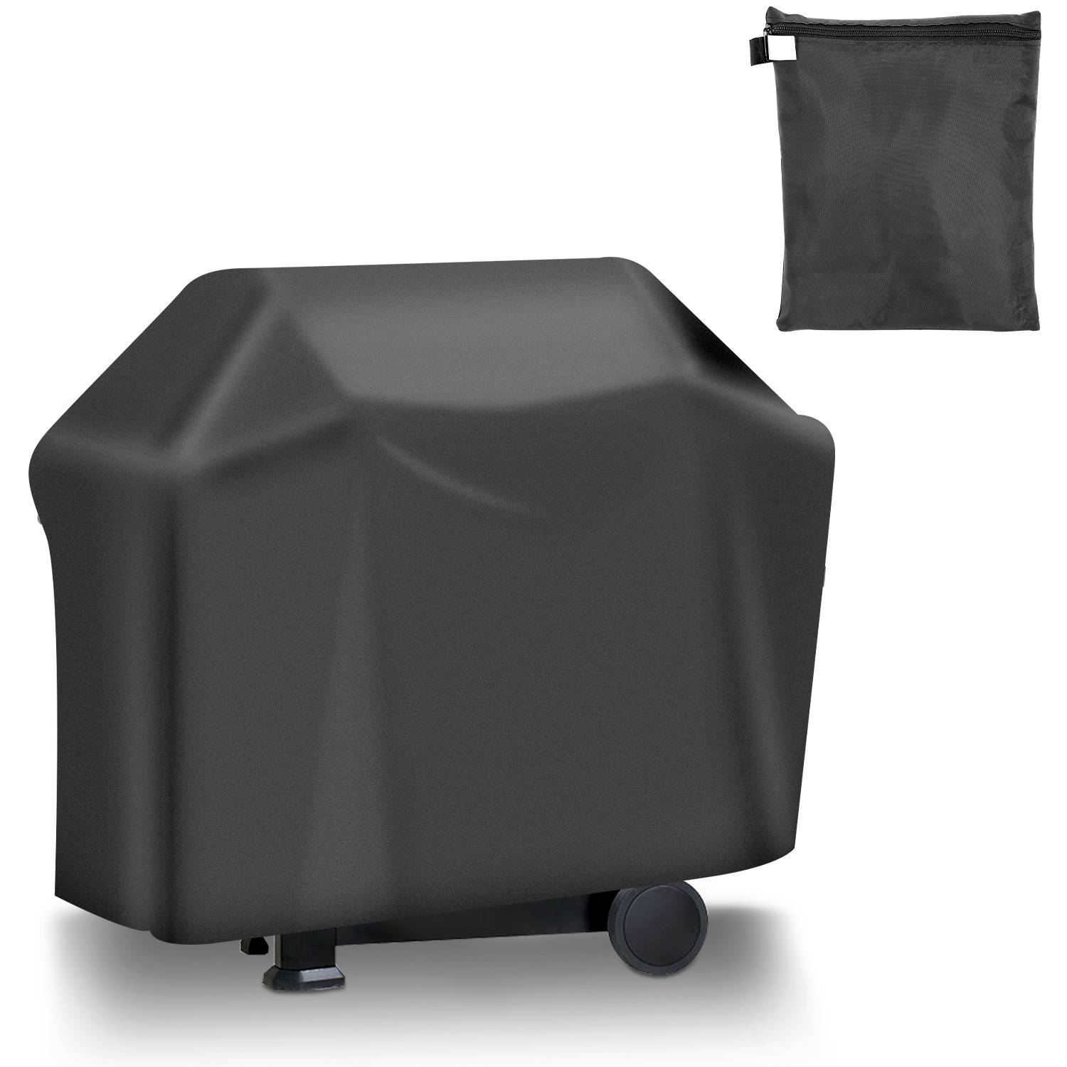 Grillabdeckung Grill Abdeckhaube BBQ Gasgrill Cover 210D Oxford-Stoff Schutzhülle Abdeckplane 145x61x117cm