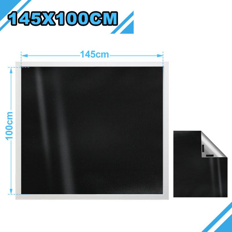 Verdunklungsstoff selbstklebende Fensterfolie Verdunkelungsfolie Folie mit Thermobeschichtung für alle Fenster 145*100CM