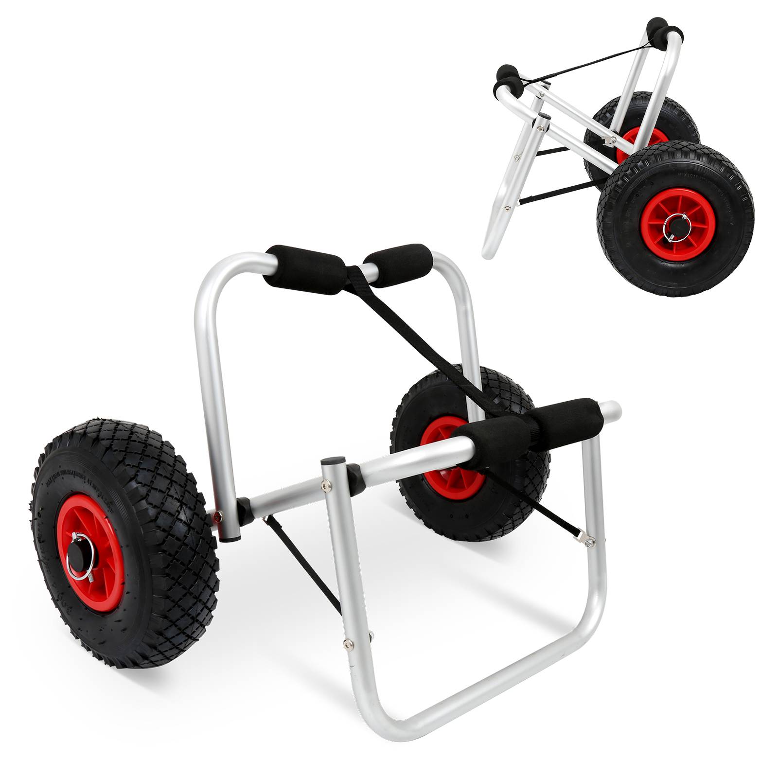 2x Kajakwagen Bootswagen Kajak Kajak-Wagen Kajak-Transport-Wagen faltbar 80 kg