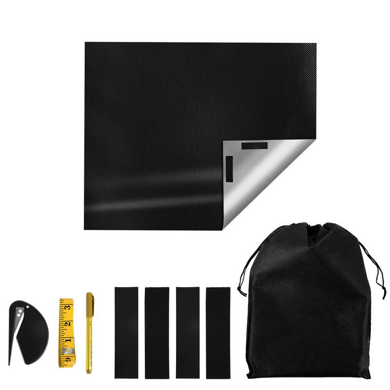 Sonnenschutz Verdunklungsstoff, 100% Fenster Verdunkelung, 145x100cm Verdunklungsstoff für Alle Fenster, mit Tasche