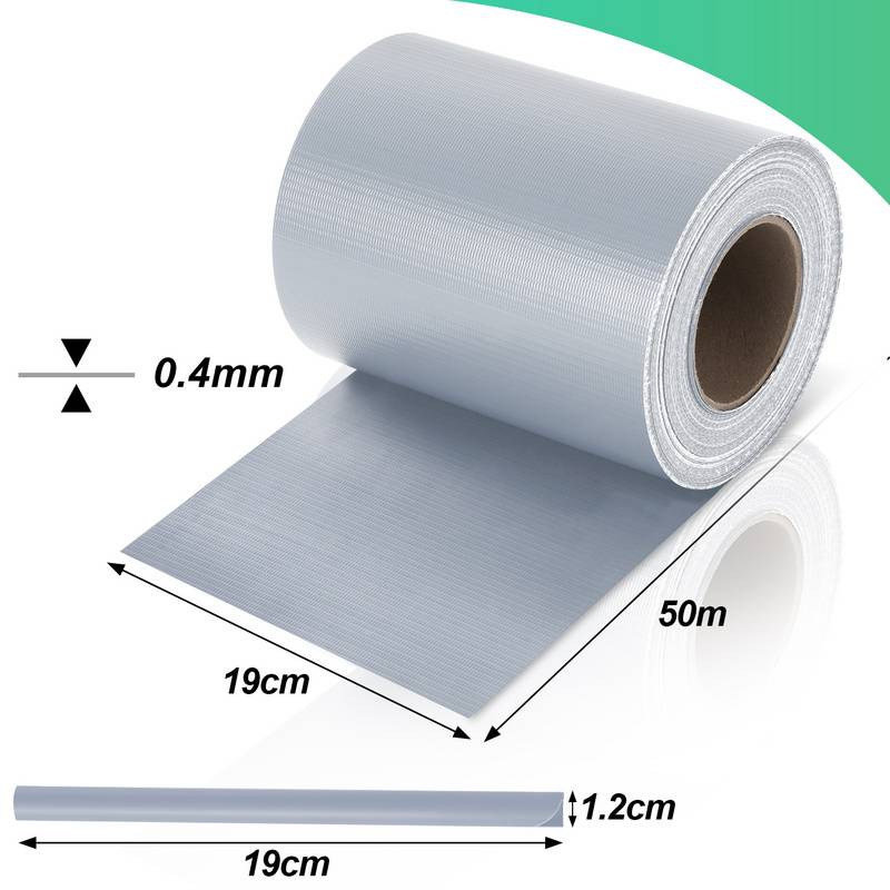 Sichtschutzstreifen Zaun Folie Blickdicht Dick PVC Doppelseitiger Reflexionsarm Sonnenschutz Sichtschutzfolie 2 Rollen á 50m x 19cm Grau