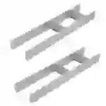 2 Stück Pfostenanker 141MM H-Pfostenträger H-Anker 600 mm Länge Pfostenschuh für Carport Silber 2 Stück Pfostenanker 141MM H-Pfostenträger H-Anker 600 mm Länge Pfostenschuh für Carport Silber