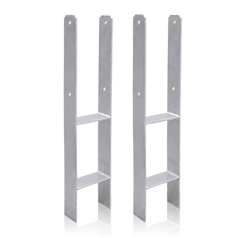 Pfostenanker HPfostenanker Einschlaghülse H-Pfostenträger H-Anker 101MM 2x