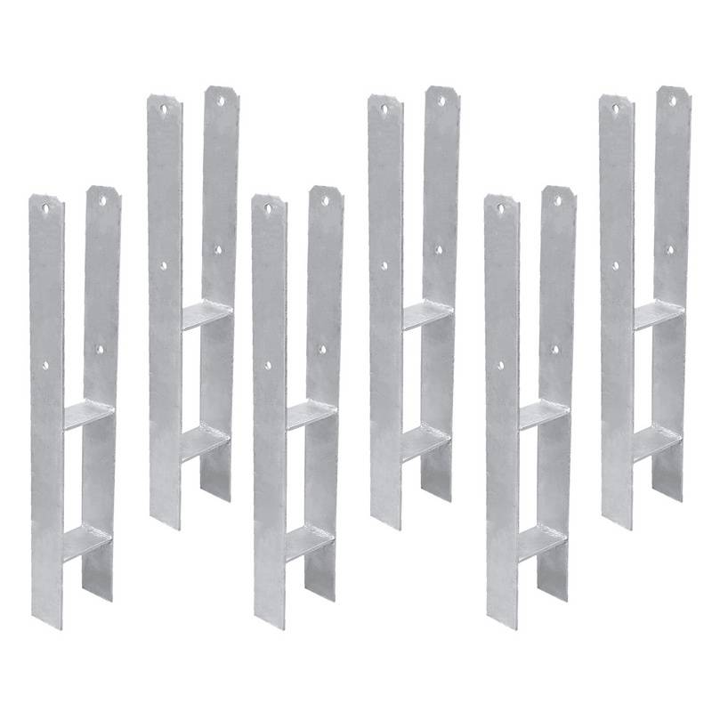 Pfostenanker HPfostenanker Einschlaghülse H-Pfostenträger H-Anker 91MM 6x