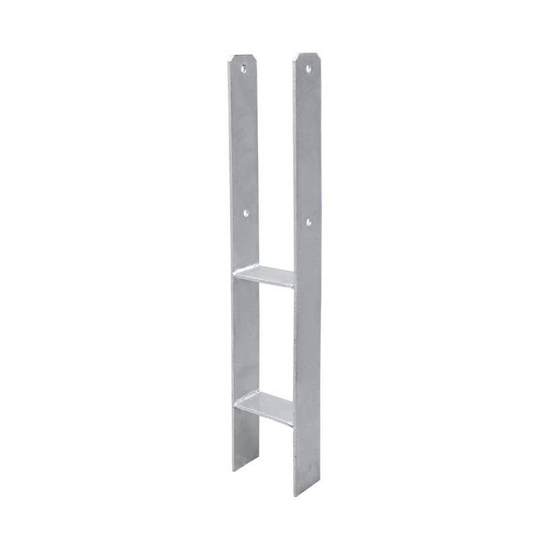 Pfostenanker HPfostenanker Einschlaghülse H-Pfostenträger H-Anker 121MM 8x