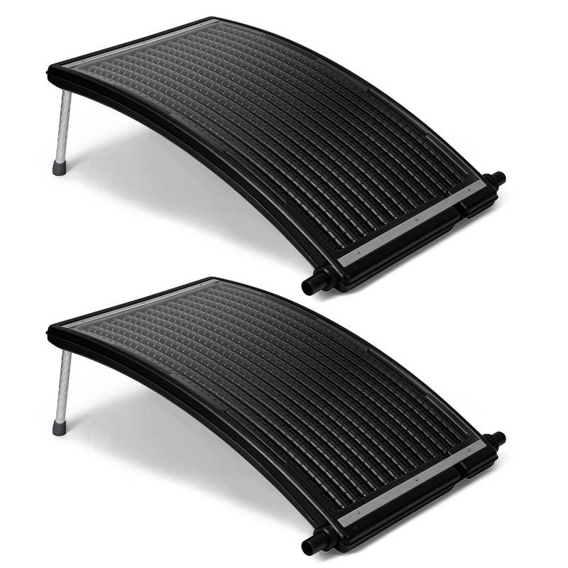Solarheizung Sonnenkollektor Warmwasser fuer Pools Poolheizung Solar 2 Stück 110x69x14cm