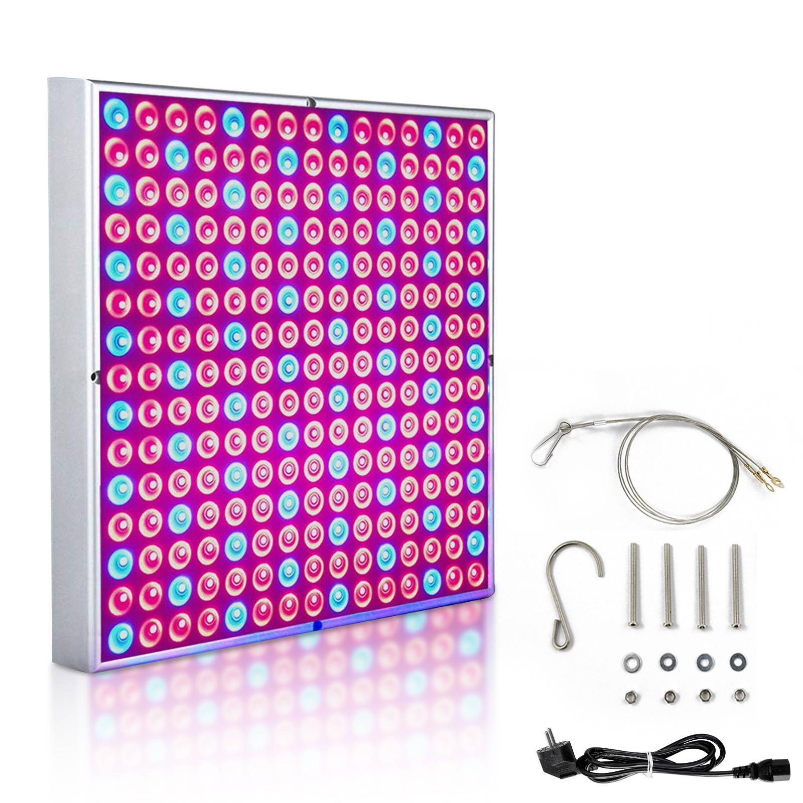 Pflanzenlampe Vollspektrum 225 LEDs 15W Pflanzenlicht Zimmerpflanzen Wachstumslampe Grow Lampe