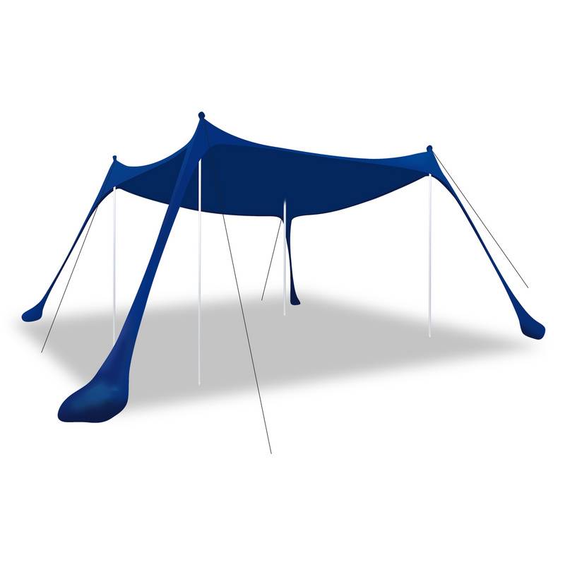 Strandmuschel Lycra Sonnensegel Sonnendach Sonnenschutz Sonnenzelt Sandsaecken Tragbar UV Schutz 50+ Wasserfest mit Tragetasche Strandmuschel fuer