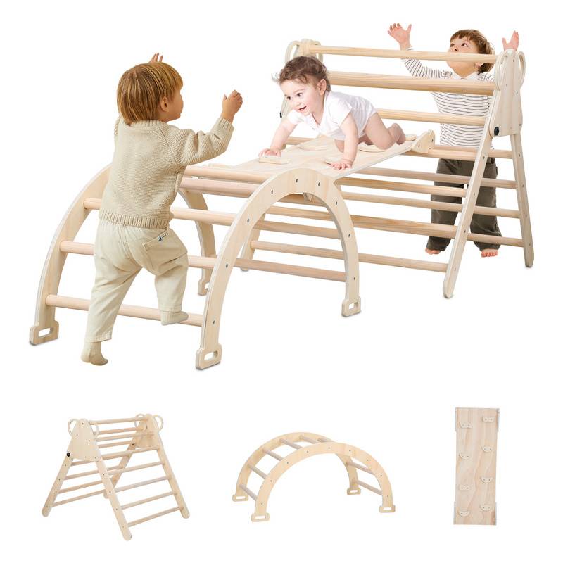 Kletterdreieck Kletterbogen Rutsche Spielplatz für Kinder ab 2 Jahre