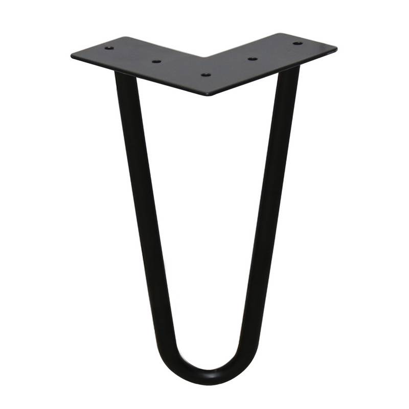 4x Hairpin Legs Tischbeine Stahl DIY Tischkufen Tischbeine Tisch Austauschbare 2 Bügel, 15cm