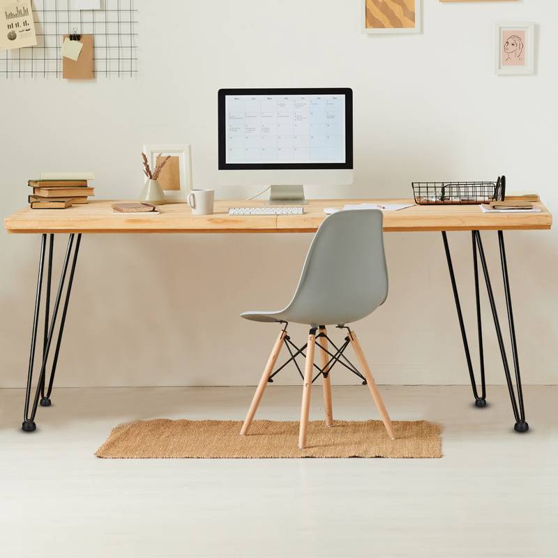 4x Hairpin Legs Tischbeine Stahl DIY Tischkufen Tischbeine Tisch Austauschbare 2 Bügel, 61cm